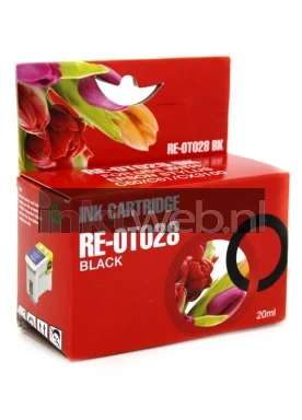Huismerk Epson T028 zwart
