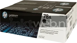 HP 78AD zwart black box high-res transparant Front box