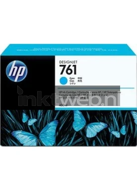 HP 761 3-pack cyaan Front box