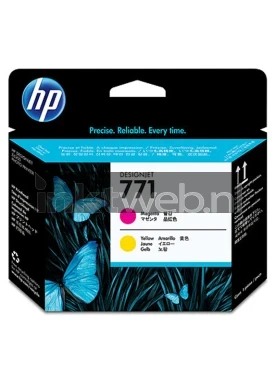 HP 771 magenta en geel Front box