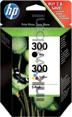 HP 300 Combo-pack zwart en kleur