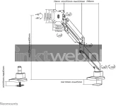 Neomounts Select NM-D775BLACK | Monitorarm met bureauklem zwart Product only