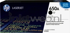 HP 650A zwart high-res Front box