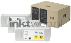 HP 83 3-pack geel (Origineel)