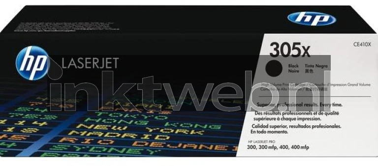 HP 305A zwart Front box