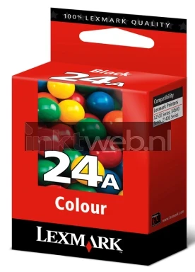 Lexmark 24A kleur voorkant doosje Front box