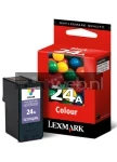 Lexmark 24A kleur voorkant doosje en cartridge Combined box and product