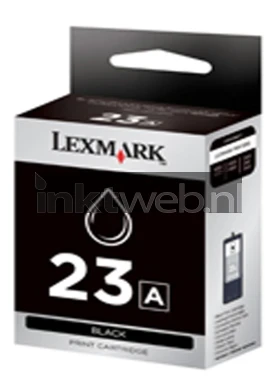 Lexmark 23A zwart voorkant doosje Front box