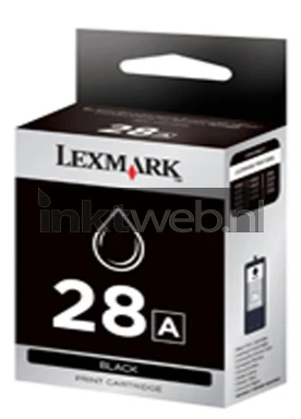 Lexmark 28A zwart voorkant doosje Front box