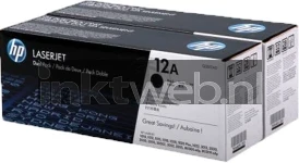 HP Q2612AD zwart Front box