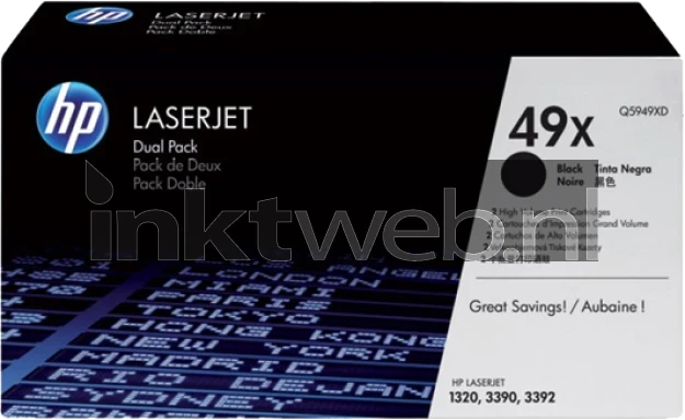 HP Q5949XD zwart