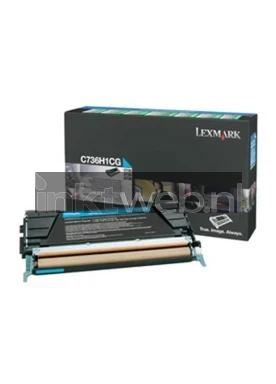 Lexmark C736, X736, X738 cyaan