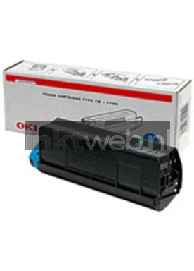 Oki 42804507 Toner Cyaan Combined box and product