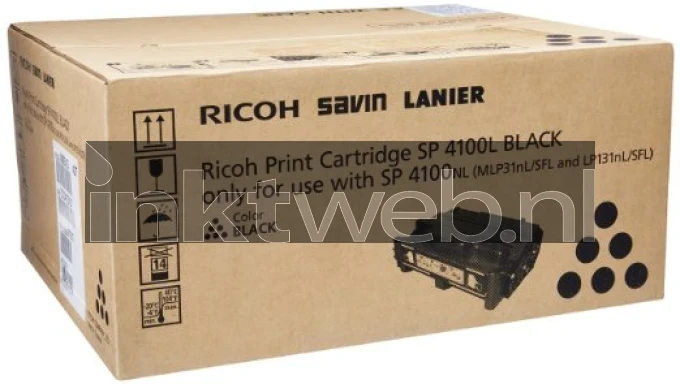 Ricoh sp4100nl zwart Front box