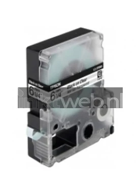Epson LC-2TBN9 zwart op transparant breedte 6 mm