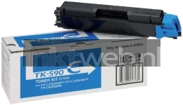 Kyocera Mita TK-590 cyaan Combined box and product