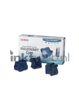 Xerox 8560 C.STIX CYAN (3) cyaan Combined box and product