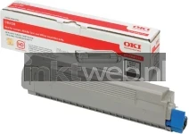 Oki C8600 / C8800 Toner zwart Combined box and product