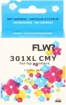FLWR HP 301XL kleur (Huismerk (remanufactured))
