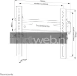 Neomounts WL30-350BL12 | TV wandsteun zwart Product only