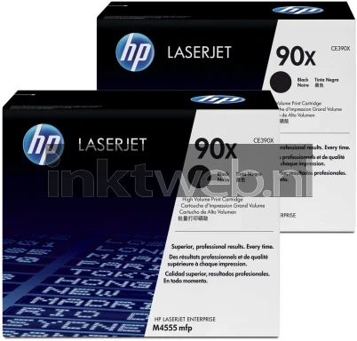 HP 90X Duopack (Opruiming 2 x 1-pack) zwart