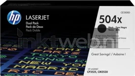 HP 504X zwart Front box