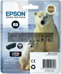 Epson 26 foto zwart (Origineel)