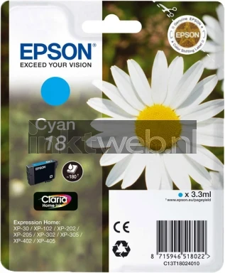 Epson 18 cyaan