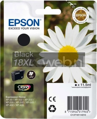 Epson 18XL zwart
