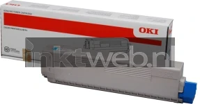 Oki C822 Toner cyaan (Origineel)