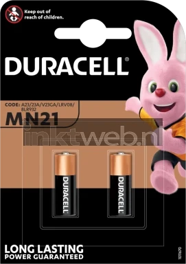 Duracell MN21 12V Long Lasting Power Front box