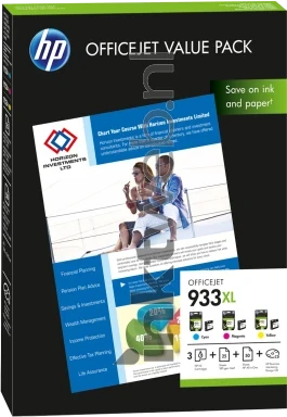 933XL 3-pack highres transparant Front box