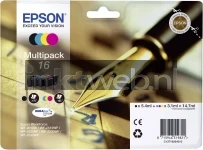 Epson 16 Multipack zwart en kleur (Origineel)