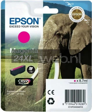 Epson T243340 magenta Front box