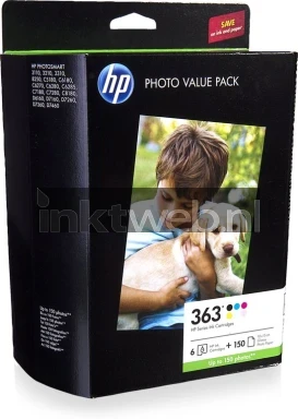 HP 363 6-pack Multipack zwart en kleur