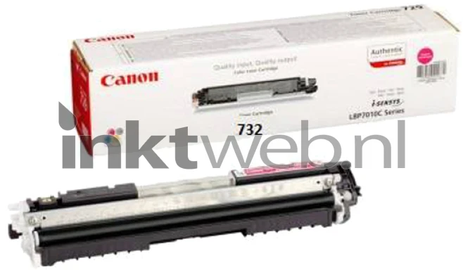 Canon 732-M magenta Combined box and product
