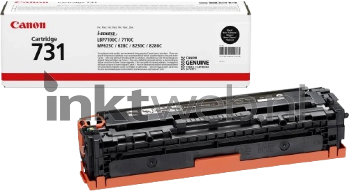 Canon 731 zwart Combined box and product