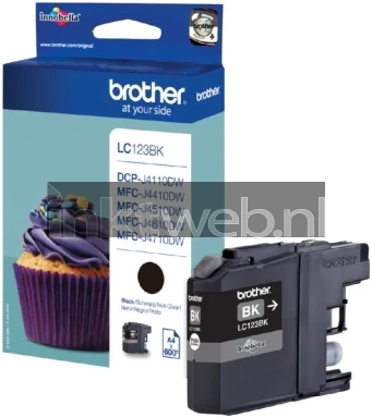 Brother LC-123BK zwart