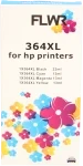 FLWR HP 364XL Multipack zwart en kleur (Huismerk (compatible))