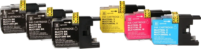 FLWR Brother LC-1280XL Multipack zwart en kleur Family photo