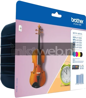 Brother LC-127XL Value-pack zwart en kleur