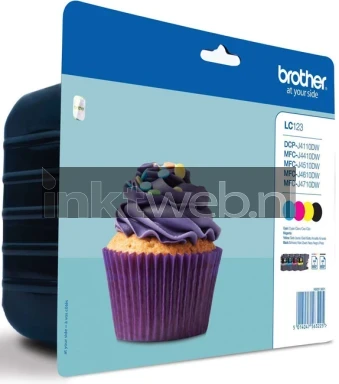 Brother LC-123 Value-pack zwart en kleur