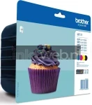 Brother LC-123 Value-pack zwart en kleur (Origineel Hoge Capaciteit)