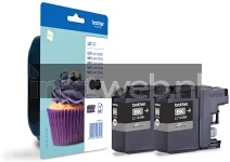 Brother LC-123 2-pack zwart (Origineel Hoge Capaciteit)
