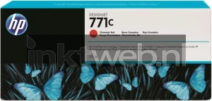HP 771c 3-pack Chromatisch rood (Origineel)
