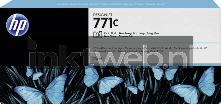 HP B6Y13A zwart Front box