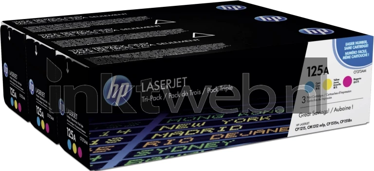 HP 125A 3-pack kleur