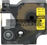 FLWR Dymo 40918 zwart op geel breedte 9 mm
