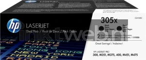 HP 305XD 2-pack zwart (Origineel Hoge Capaciteit)