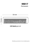 99017 Hangmaplabel label proper ratio Product only